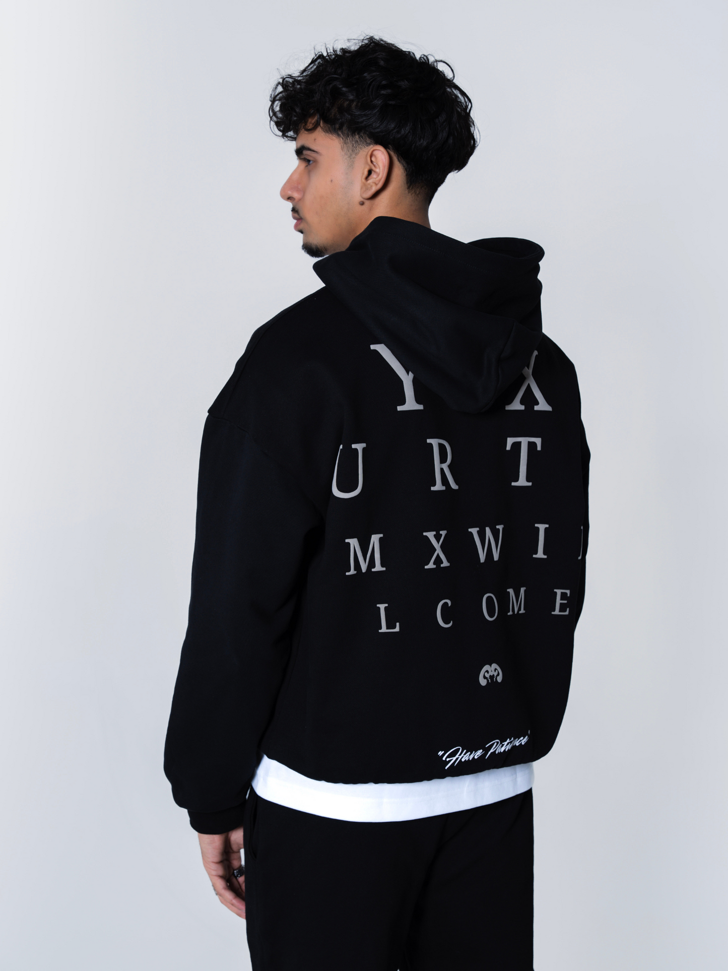 TUNNEL VISION HOODIE - INK BLACK